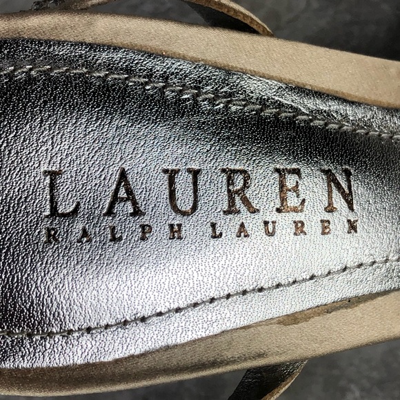 NWOT LAUREN RALPH LAUREN STEPHANIE Strappy Heeled Sandals - Picture 12 of 12